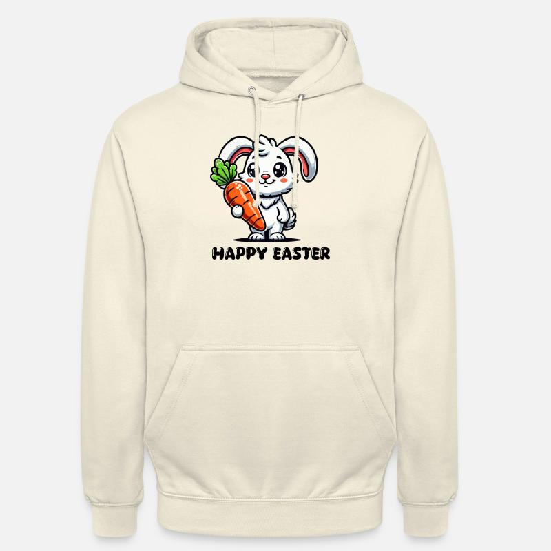 hase rabbit comic - Unisex Hoodie - Vanille-Milchshake