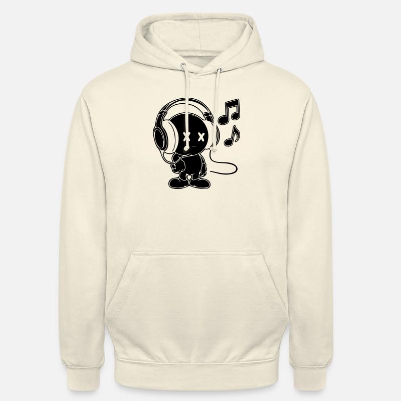 mec de la musique - Sweat-shirt à capuche unisexe - vanille