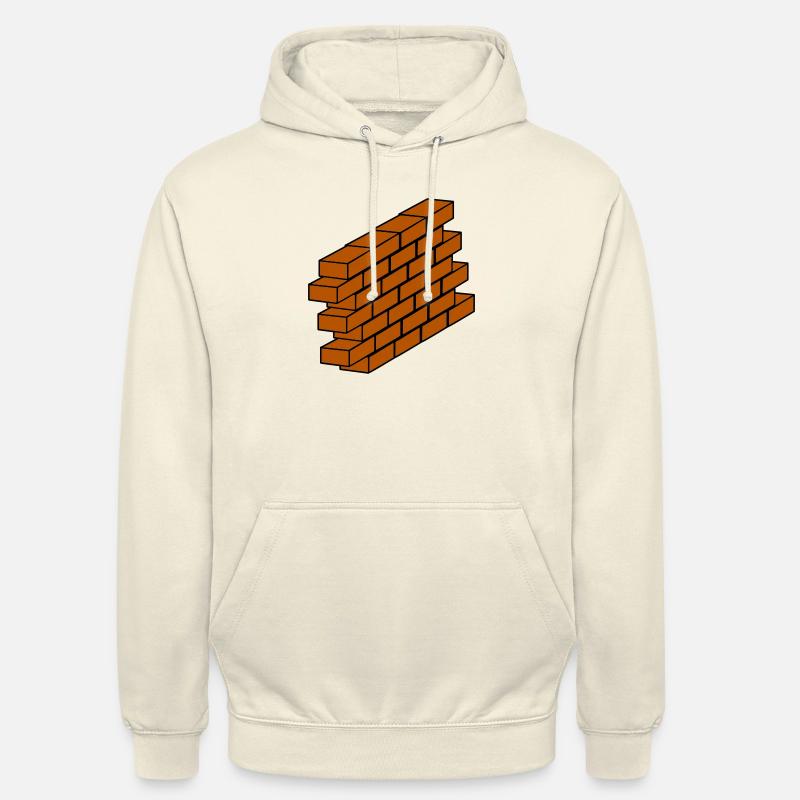 Backsteinmauer - Unisex Hoodie - Vanille-Milchshake