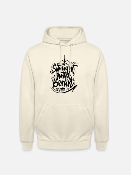 Straight Outta Berlin - black - Unisex Hoodie - vanilla