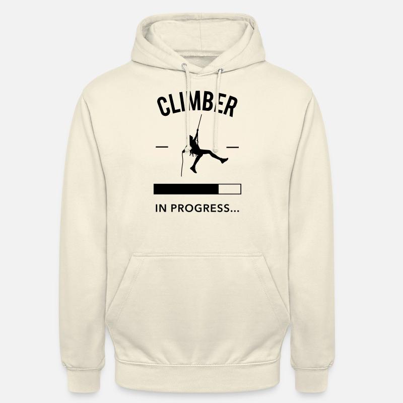 Climber in Progress - Unisex Hoodie - Vanille-Milchshake