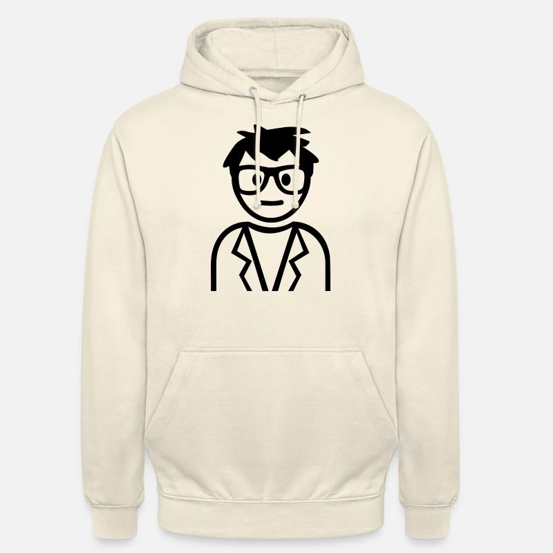 Nerd - Sweat-shirt à capuche unisexe - vanille