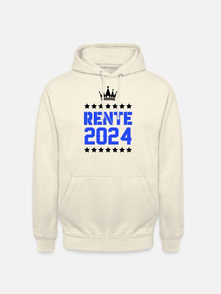 rente 2024 - Unisex Hoodie - Vanille-Milchshake