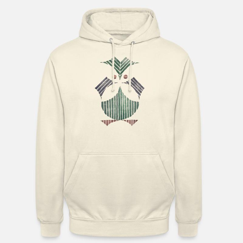 Hibou Anima #2 - Sweat-shirt à capuche unisexe - vanille