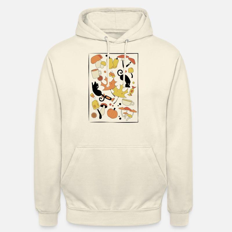 FALL(ing pour vous) - Sweat-shirt à capuche unisexe - vanille