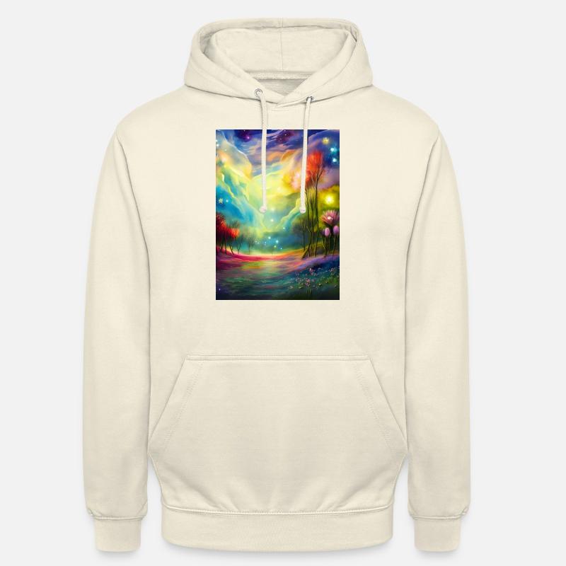 Sternennacht Himmel - Unisex Hoodie - Vanille-Milchshake