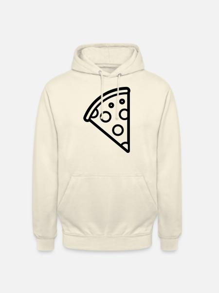 Pizza slice - Unisex Hoodie - vanilla