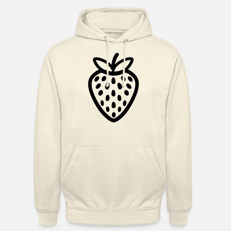 fraise - Sweat-shirt à capuche unisexe - vanille