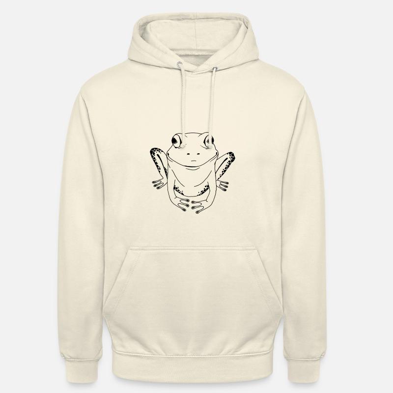 Frogi frosk - Unisex-hettegenser - vanilje-milkshake