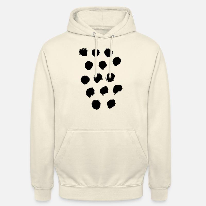 Points - Sweat-shirt à capuche unisexe - vanille