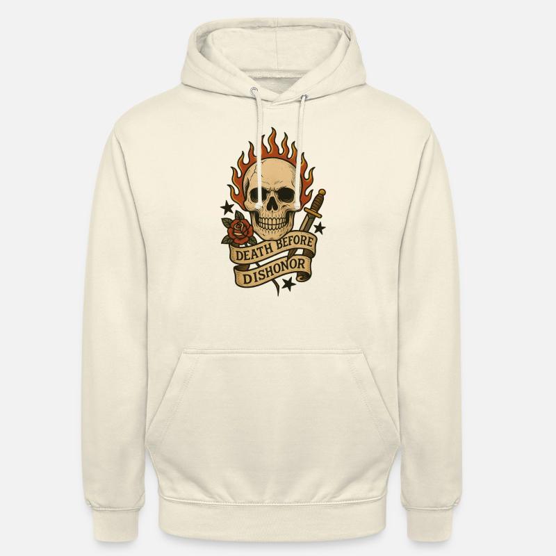 La Mort Avant le Déshonneur - Sweat-shirt à capuche unisexe - vanille