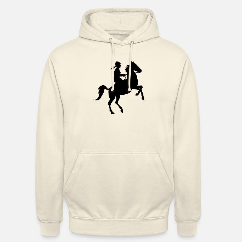 Cavalière - Sweat-shirt à capuche unisexe - vanille