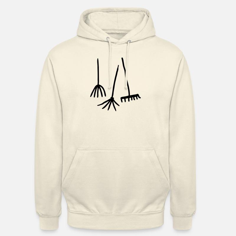 Outils de jardin - Sweat-shirt à capuche unisexe - vanille