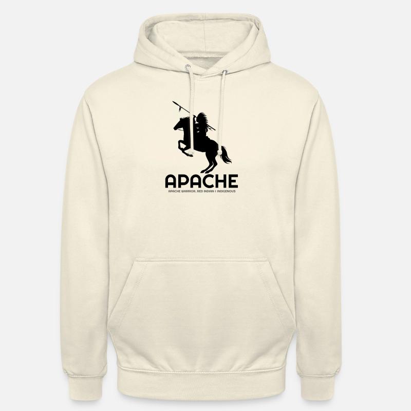 All about Apache, Apache Indian, Apache hoodies, A - Unisex Hoodie - vanilla