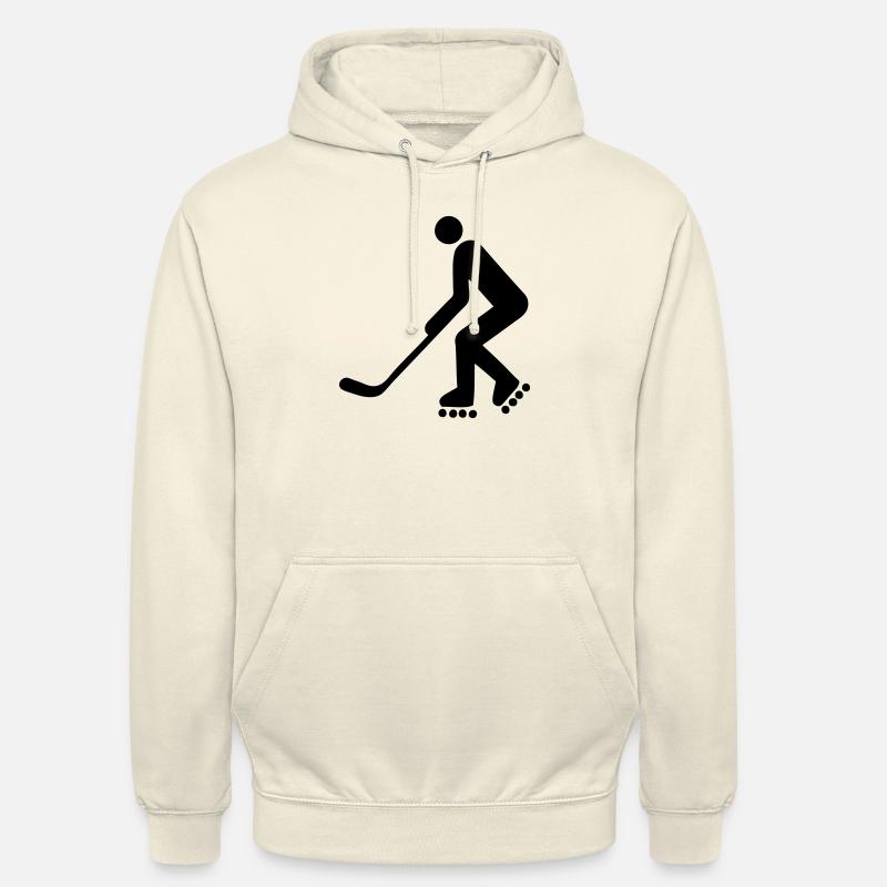 inline hockey inline Silhouette Logo - Unisex Hoodie - Vanille-Milchshake