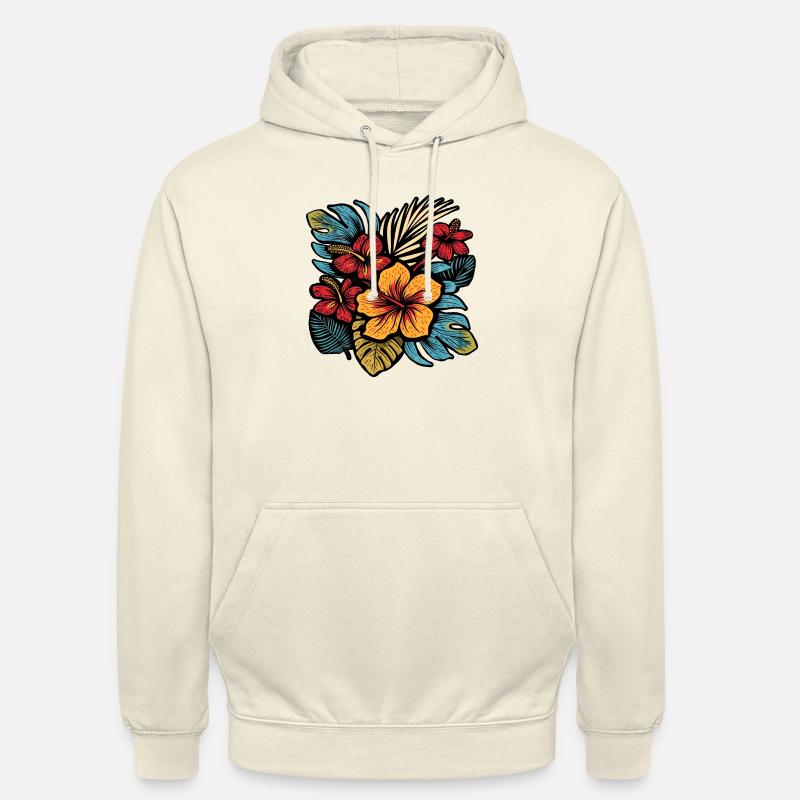 Hibiscus - Unisex Hoodie - Vanille-Milchshake