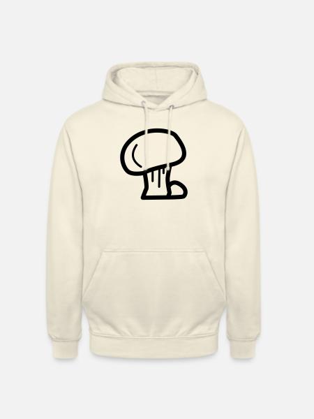 Champignon - Sweat-shirt à capuche unisexe - vanille