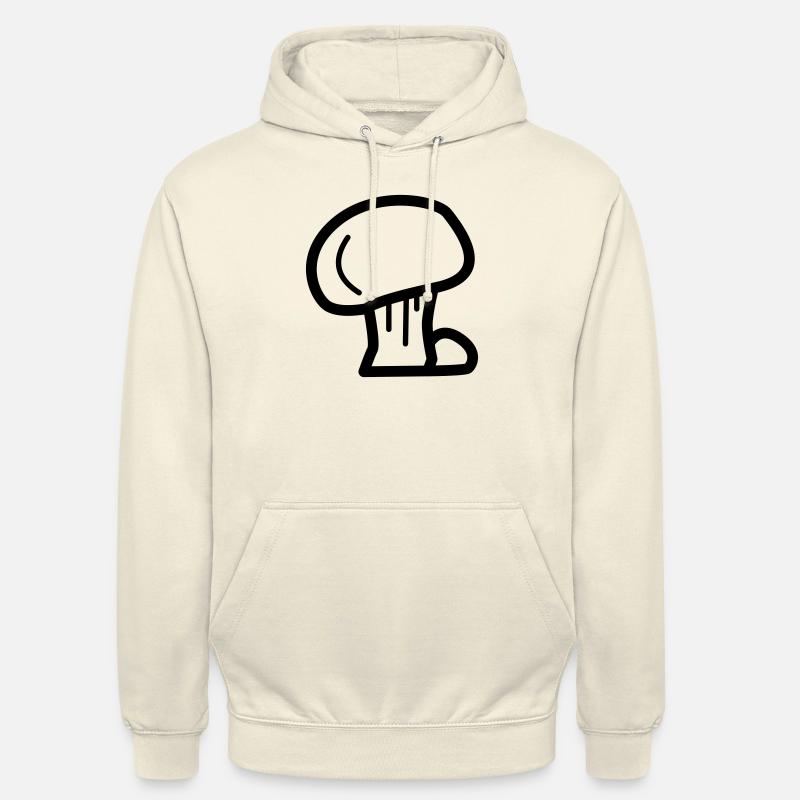 Champignon - Sweat-shirt à capuche unisexe - vanille