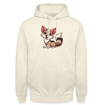 Dingo young - Unisex Hoodie - vanilla - Front - Alina (178cm) & Michal (187cm)