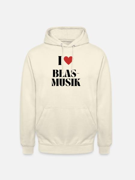 Love Blasmusik - Unisex Hoodie - Vanille-Milchshake