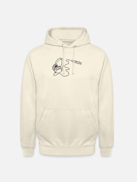 Beat im Ohr - Unisex Hoodie - Vanille-Milchshake