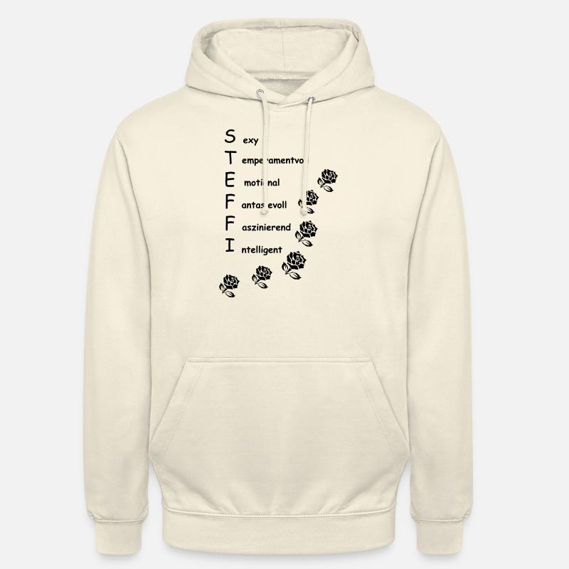 steffi2 - Sweat-shirt à capuche unisexe - vanille