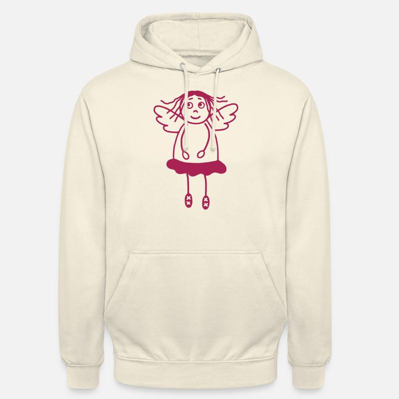 Schutzengel Mädchen - Unisex Hoodie - Vanille-Milchshake
