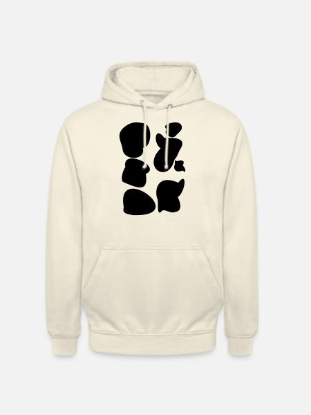 Koe vlekken vlekken koe van MOO moo koe koeien 1 c - Uniseks hoodie - vanille-milchshake