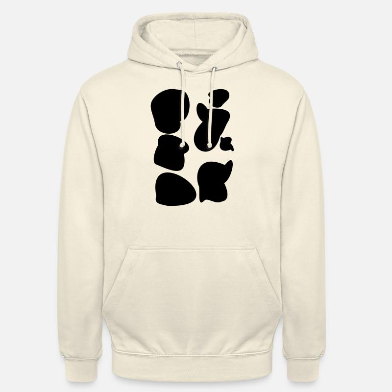 Mucca macchie macchie mucca di MOO moo mucca mucch - Felpa con cappuccio unisex - milkshake