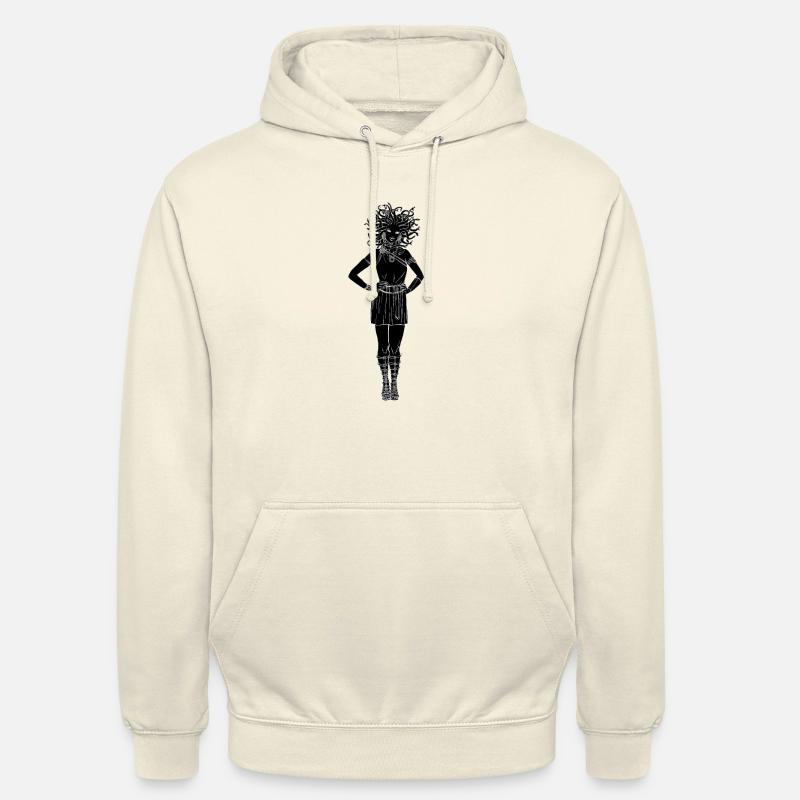 Schwarzer Gorgon 3 - Unisex Hoodie - Vanille-Milchshake