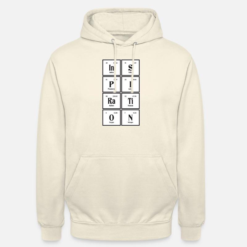 Inspiration | Periodensystem der Elemente - Unisex Hoodie - Vanille-Milchshake