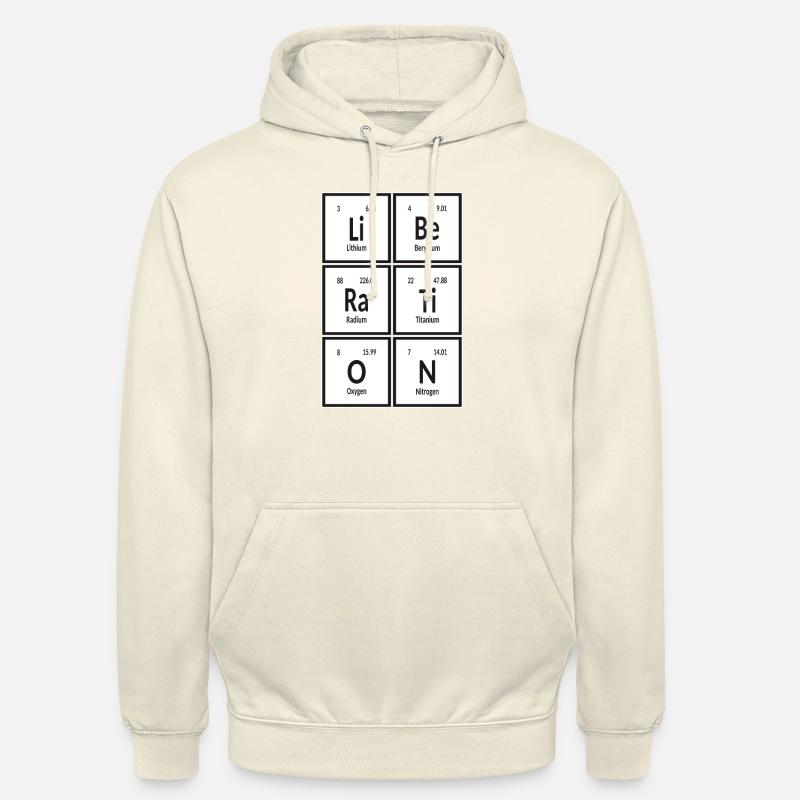 Befreiung | Periodensystem der Elemente - Unisex Hoodie - Vanille-Milchshake