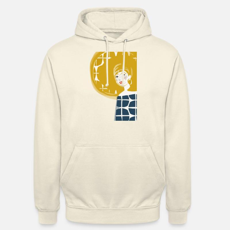 Soleil dans vos cheveux - Sweat-shirt à capuche unisexe - vanille