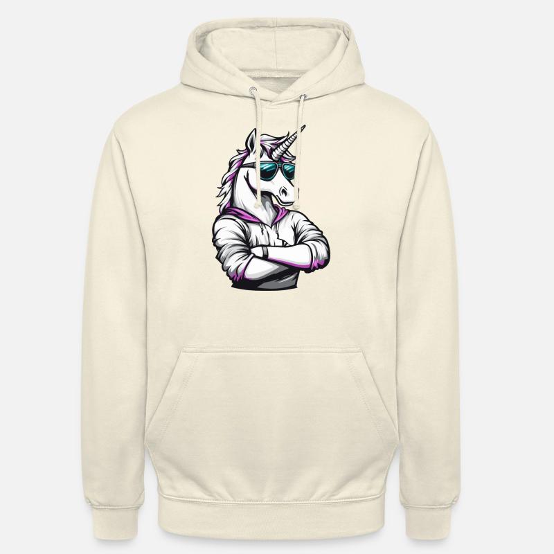 Einhorn Comic - Unisex Hoodie - Vanille-Milchshake