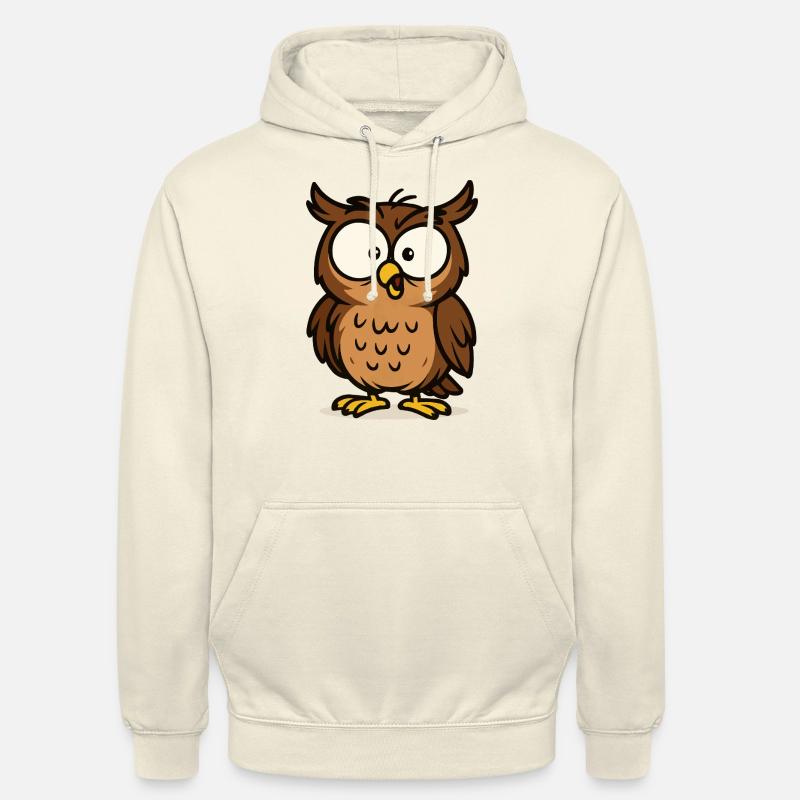 eule comic 1 - Unisex Hoodie - Vanille-Milchshake