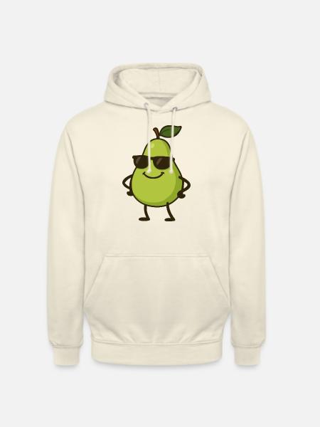 birne comic cool - Unisex Hoodie - Vanille-Milchshake
