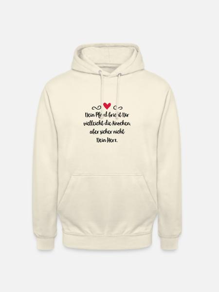 Pferd - Unisex Hoodie - Vanille-Milchshake