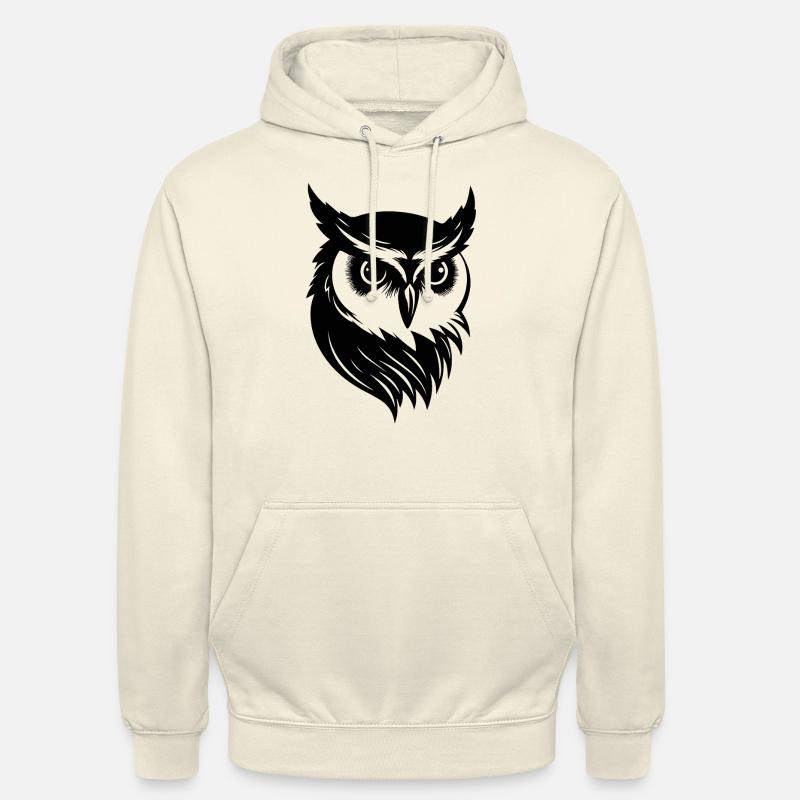 Eule Eulen Vogel Vögel - Unisex Hoodie - Vanille-Milchshake