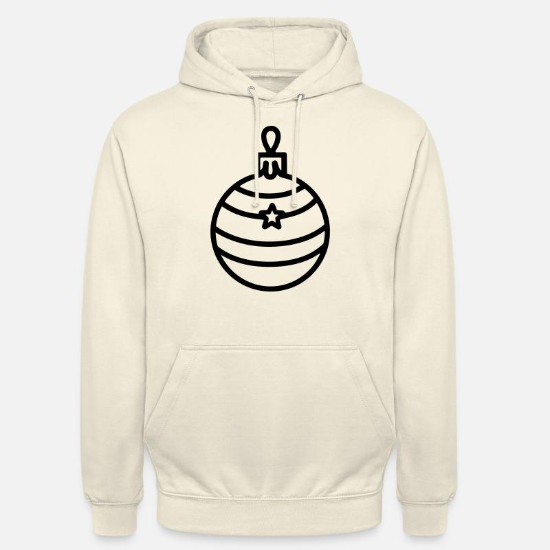 Weihnachtskugel - Unisex Hoodie - Vanille-Milchshake