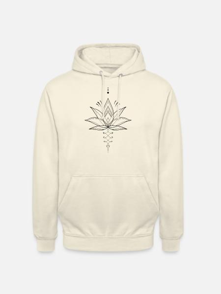 Lotus Blume Yoga - Unisex Hoodie - Vanille-Milchshake