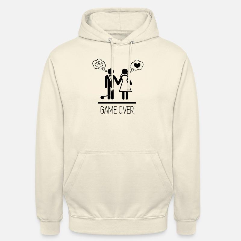 game over 3 - 1 - Sweat-shirt à capuche unisexe - vanille
