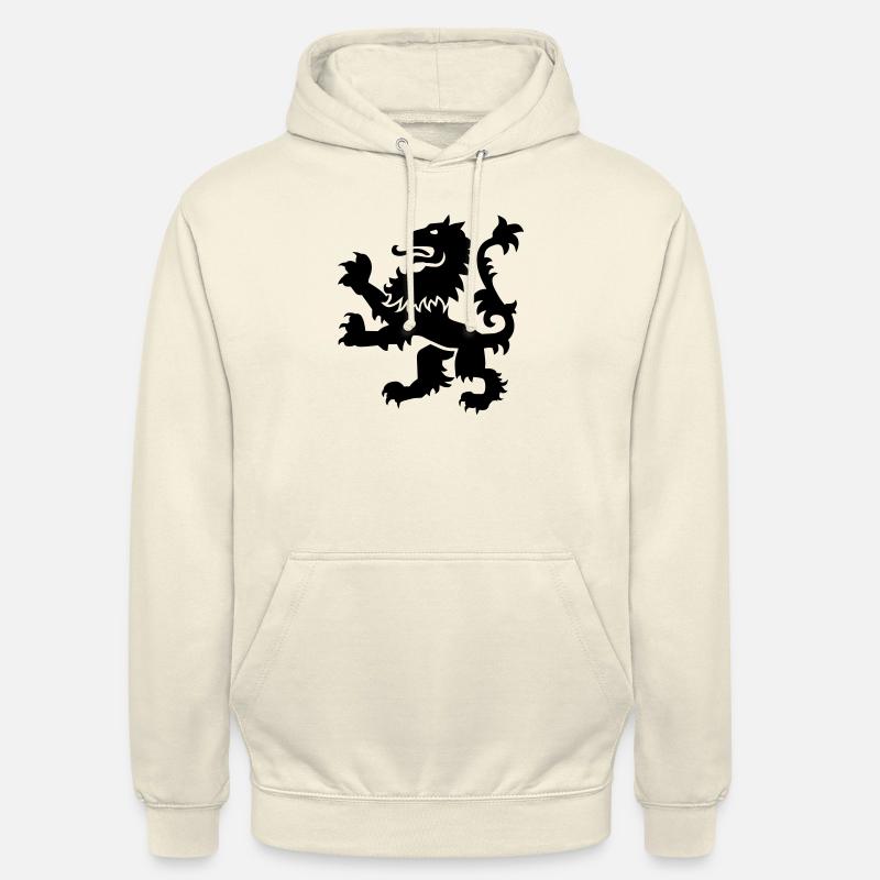 Lion - Sweat-shirt à capuche unisexe - vanille