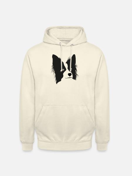 Boarder Collie - Unisex Hoodie - vanilla