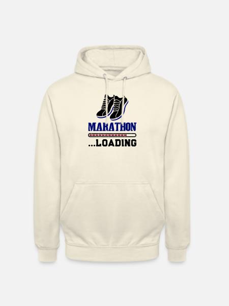 Marathon Loading - Unisex Hoodie - vanilla