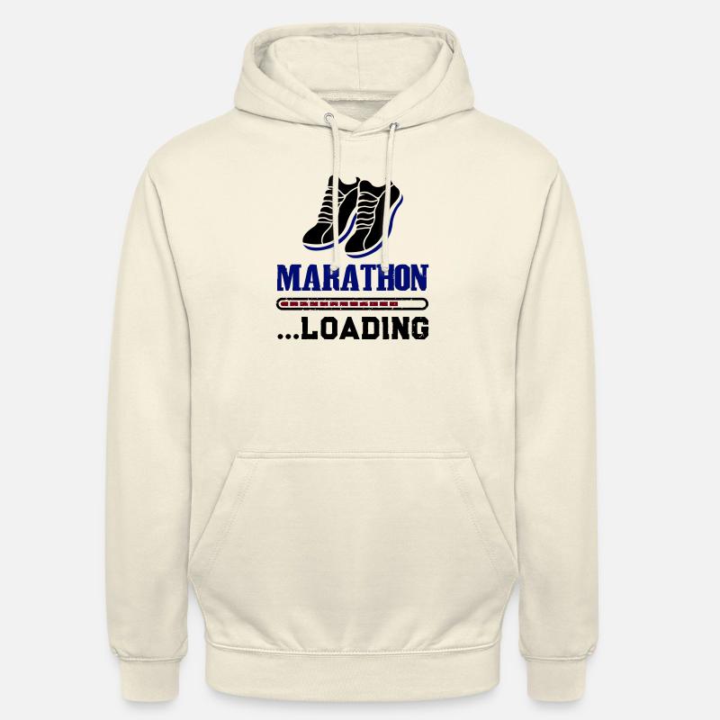 Marathon Loading - Unisex Hoodie - vanilla