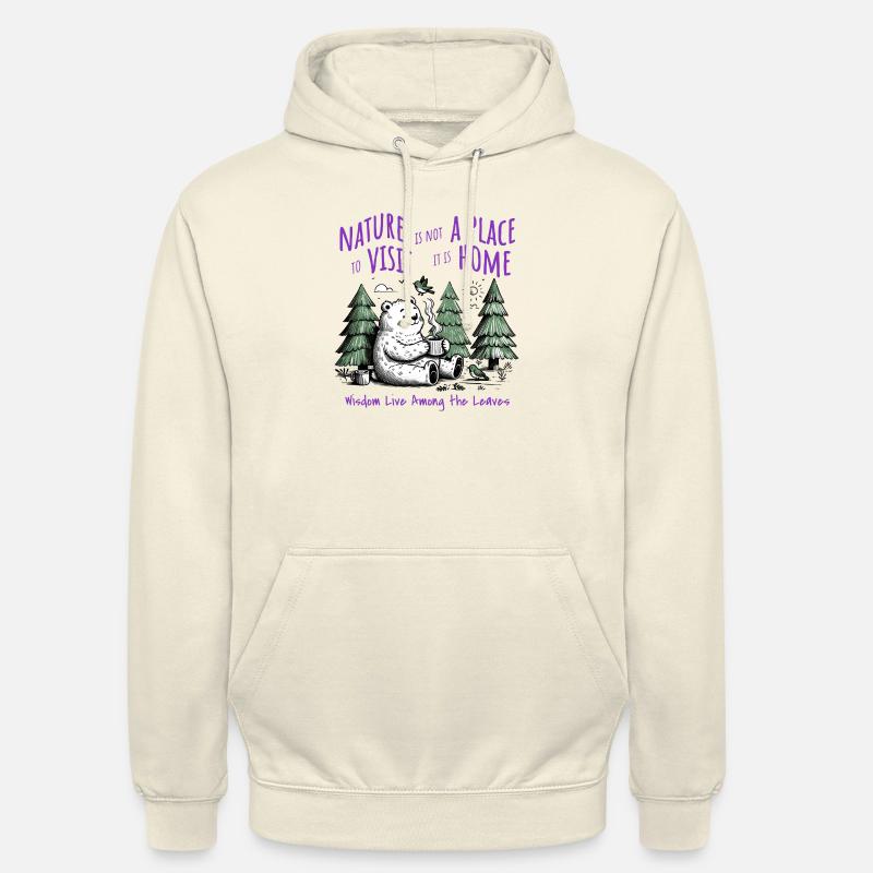 Maison Nature - Sweat-shirt à capuche unisexe - vanille