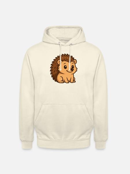 hérisson doux - Sweat-shirt à capuche unisexe - vanille