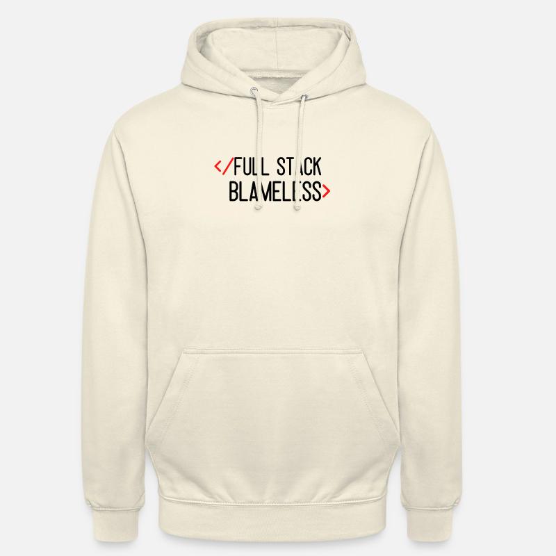 Full Stack tadellos - Unisex Hoodie - Vanille-Milchshake