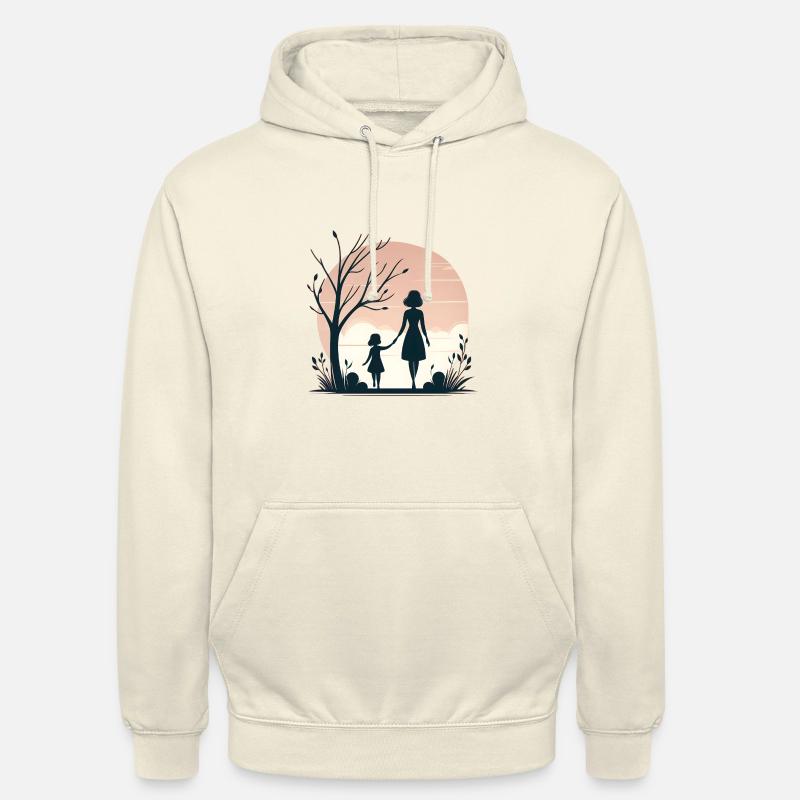 Ewige Bindungen, Ein Mutter-Tochter-Geschichte - Unisex Hoodie - Vanille-Milchshake