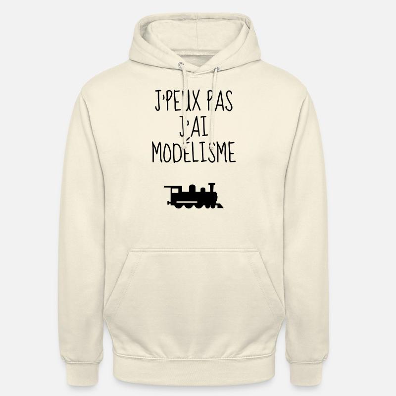 Model Maker Building Modell Modélisme Modéliste - Unisex Hoodie - vanilla